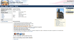 Desktop Screenshot of holmescountyauditor.org