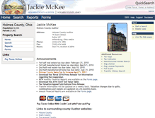 Tablet Screenshot of holmescountyauditor.org